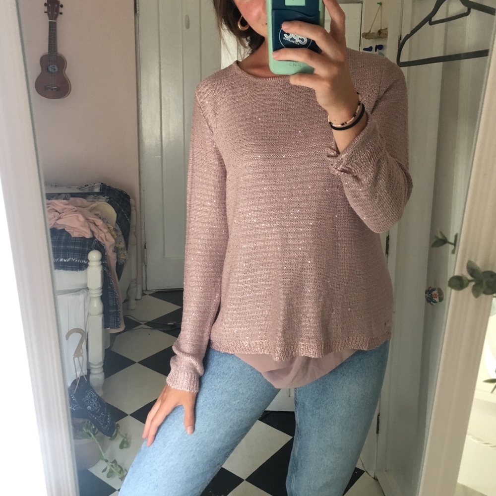 Pink Sweater
